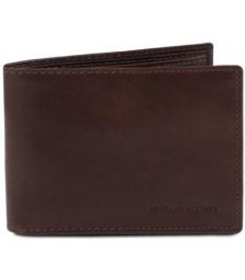 Ανδρικό Πορτοφόλι Δερμάτινο Tuscany Leather TL140817 Καφέ σκούρο