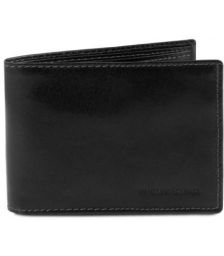 Ανδρικό Πορτοφόλι Δερμάτινο Tuscany Leather TL140817 Μαύρο