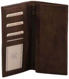 Δερμάτινο Πορτοφόλι / Θήκη Tuscany Leather TL140777 Καφέ σκούρο
