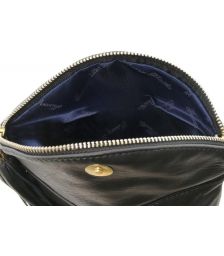 Γυναικείο Τσαντάκι Δερμάτινο TL Young Bag Tuscany Leather TL141153 Μαύρο