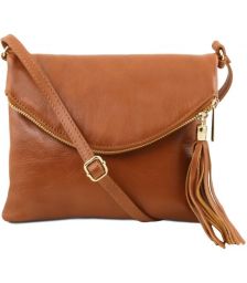 Γυναικείο Τσαντάκι Δερμάτινο TL Young Bag Tuscany Leather TL141153 Κονιάκ