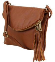 Γυναικείο Τσαντάκι Δερμάτινο TL Young Bag Tuscany Leather TL141153 Κονιάκ