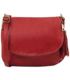 Γυναικεία Τσάντα Δερμάτινη Tuscany Leather TL141223 Κόκκινο