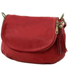 Γυναικεία Τσάντα Δερμάτινη Tuscany Leather TL141223 Κόκκινο