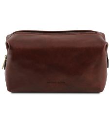 Θήκη Τσαντάκι Καλλυντικών Δερμάτινο Smarty L Tuscany Leather TL141219 Καφέ