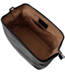 Θήκη Τσαντάκι Καλλυντικών Δερμάτινο Smarty L Tuscany Leather TL141219 Μαύρο