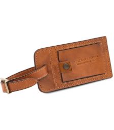 Δερμάτινη θήκη ταυτότητας αποσκευής Tuscany Leather TLTAG Φυσικό