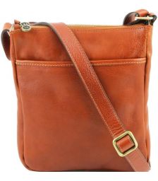 Ανδρικό Τσαντάκι Δερμάτινο Jason Tuscany Leather TL141300 Μελί