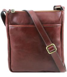 Ανδρικό Τσαντάκι Δερμάτινο Jason Tuscany Leather TL141300  Καφέ