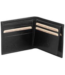 Ανδρικό Δερμάτινο Πορτοφόλι Tuscany Leather TL141353 Μαύρο