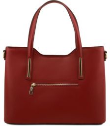 Γυναικεία Τσάντα Δερμάτινη Olimpia Tuscany Leather TL141412 Κόκκινο