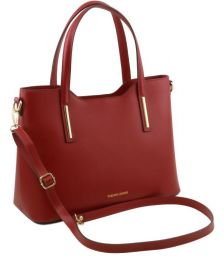 Γυναικεία Τσάντα Δερμάτινη Olimpia Tuscany Leather TL141412 Κόκκινο