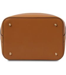 Γυναικεία Τσάντα Δερμάτινη Vittoria Tuscany Leather TL141531 Κονιάκ