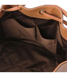 Γυναικεία Τσάντα Δερμάτινη Vittoria Tuscany Leather TL141531 Κονιάκ