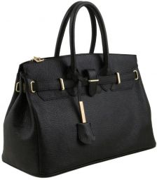 Γυναικεία Τσάντα Δερμάτινη Tuscany Leather TL141529 Μαύρο