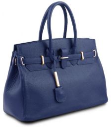 Γυναικεία Τσάντα Δερμάτινη Tuscany Leather TL141529 Μπλε σκούρο