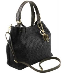 Γυναικεία Τσάντα Δερμάτινη Tuscany Leather TL141573 Μαύρο
