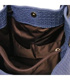 Γυναικεία Τσάντα Δερμάτινη Tuscany Leather TL141573 Μπλε σκούρο