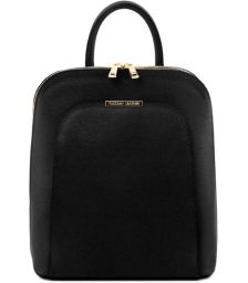 Τσάντα Πλάτης Δερμάτινη Tuscany Leather TL141631 Μαύρο
