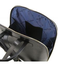 Τσάντα Πλάτης Δερμάτινη Tuscany Leather TL141631 Μαύρο