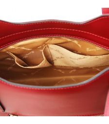 Γυναικεία Τσάντα Δερμάτινη Olimpia Tuscany Leather TL141412 Κόκκινο