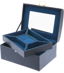 Θήκη Κοσμημάτων DAVIDTS 333159-19 Μαύρο/Μπλε