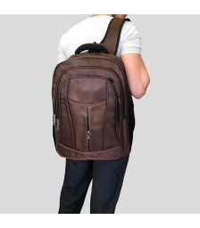 Σακίδιο με Θήκη Laptop 15.6'' BENZI Καφέ BZ5237