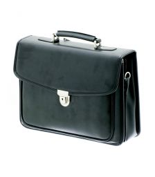 Τσάντα Χαρτοφύλακας Δερμάτινο 15'' DAVIDTS Μαύρο 462101-01