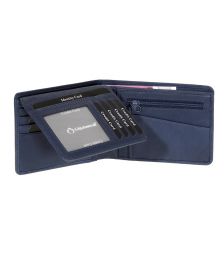 Ανδρικό Δερμάτινο Πορτοφόλι Οριζόντιο Diplomat MN414 Μπλε