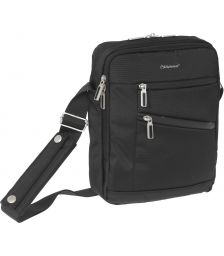 Τσαντακι Ώμου Μεγαλο με 2 Τσέπες Diplomat LC644 Μαύρο