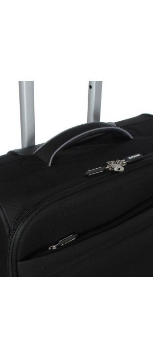 Βαλίτσα καμπίνας τρόλευ ZC 600 Diplomat 55x40x20εκ Μαύρο
