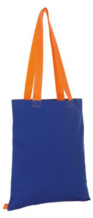 Τσαντα Αγορας 100% Canvas Sols Hamilton 01683-885 Μπλε/Πορτοκαλί