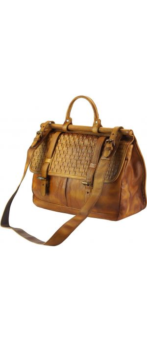 Δερματινος Χαρτοφυλακας Florine Firenze Leather 68155 Μπεζ