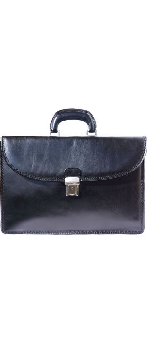 Δερμάτινος Χαρτοφύλακας 3 Θέσεων Firenze Leather 7617 Μαύρο