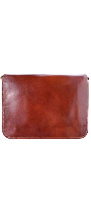 Δερμάτινη Τσάντα Ταχυδρόμου Firenze Leather 6548 Καφε