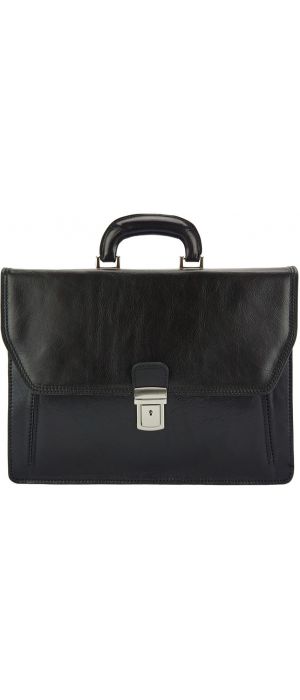 Δερματινος Χαρτοφυλακας Corrado Firenze Leather 7631 Μαύρο