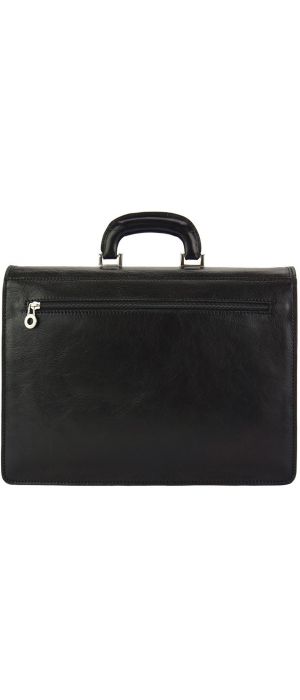 Δερματινος Χαρτοφυλακας Corrado Firenze Leather 7631 Μαύρο