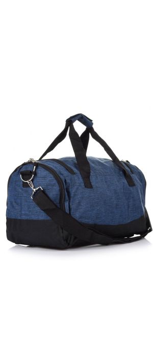Σακ Βουαγιαζ 50cm με πλαινές θηκες Diplomat SAC60-50 Μπλε/Μαύρο