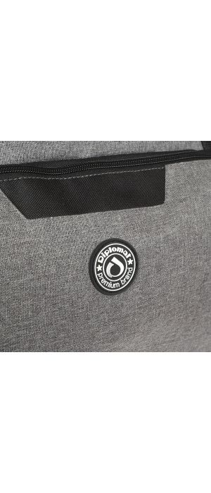 Σακ Βουαγιαζ 60cm με πλαινές θηκες Diplomat SAC60-60 Γκρι/Μαύρο