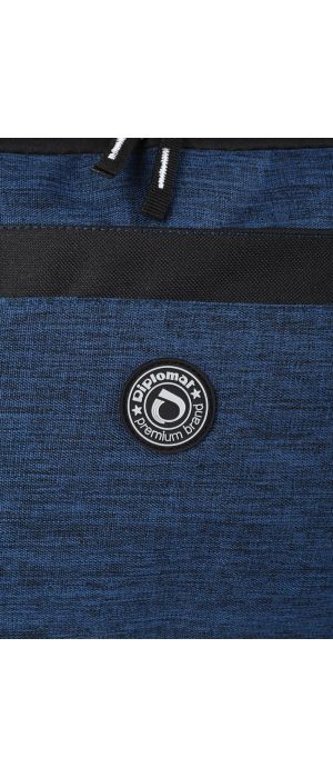 Σακ Βουαγιαζ 70cm με πλαινές θηκες Diplomat SAC60-70 Μπλε/Μαύρο