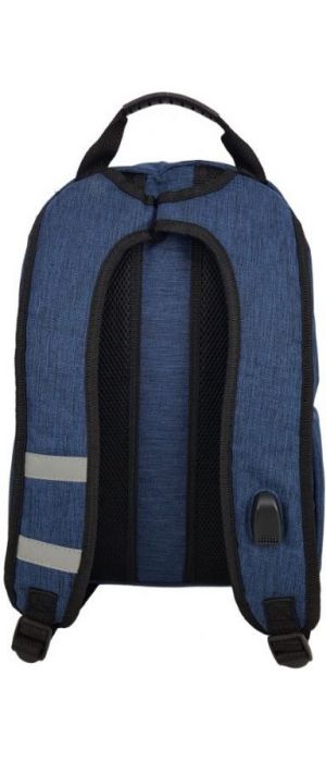 Σακίδιο Πλάτης με Εσωτερική Θύρα USB Diplomat BF25 Μπλε