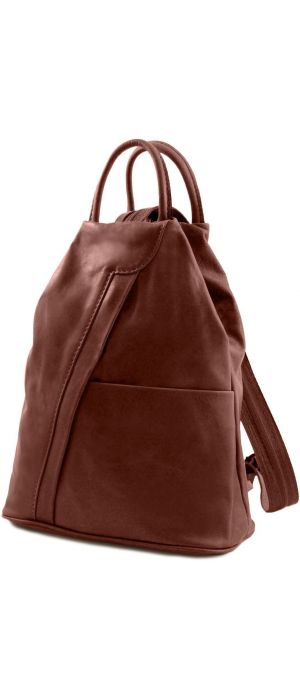 Γυναικείο Τσαντάκι Δερμάτινο Shanghai TL140963 Καφέ Tuscany Leather