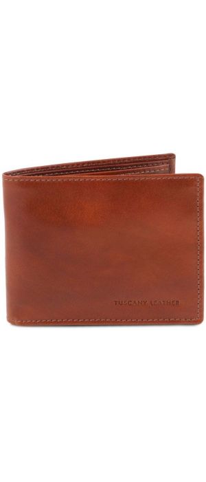 Ανδρικό Δερμάτινο Πορτοφόλι TL140763 Καφέ Tuscany Leather