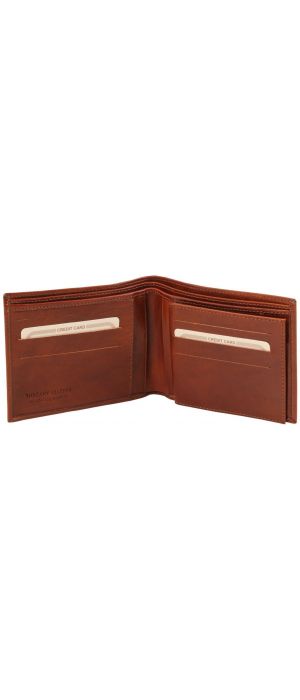 Ανδρικό Πορτοφόλι Δερμάτινο TL140817 Καφέ Tuscany Leather