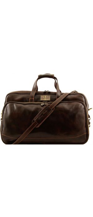 Δερμάτινος  Σάκος Ταξιδίου Trolley Bora Bora S Καφέ σκούρο Tuscany Leather