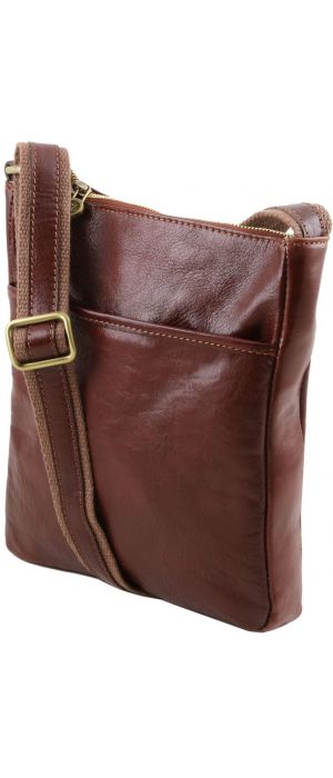 Ανδρικό Τσαντάκι Δερμάτινο Jason Μαύρο Tuscany Leather