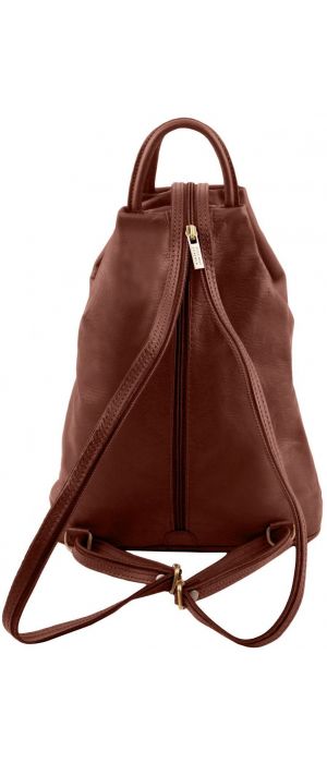 Γυναικείο Τσαντάκι Δερμάτινο Shanghai TL140963 Καφέ Tuscany Leather