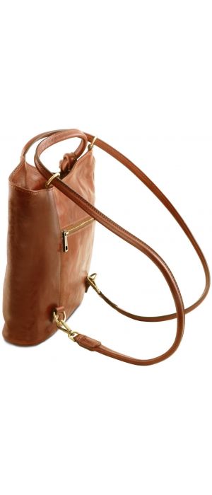 Γυναικεία Τσάντα Δερμάτινη Patty Μελί Tuscany Leather