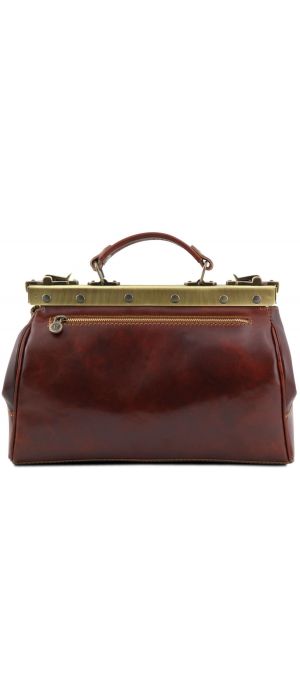 Ιατρική Τσάντα Δερμάτινη Mona Lisa Μαύρο Tuscany Leather