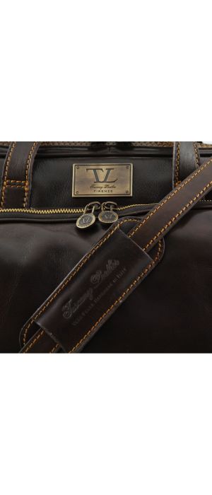 Δερμάτινος  Σάκος Ταξιδίου Trolley Bora Bora S Καφέ σκούρο Tuscany Leather